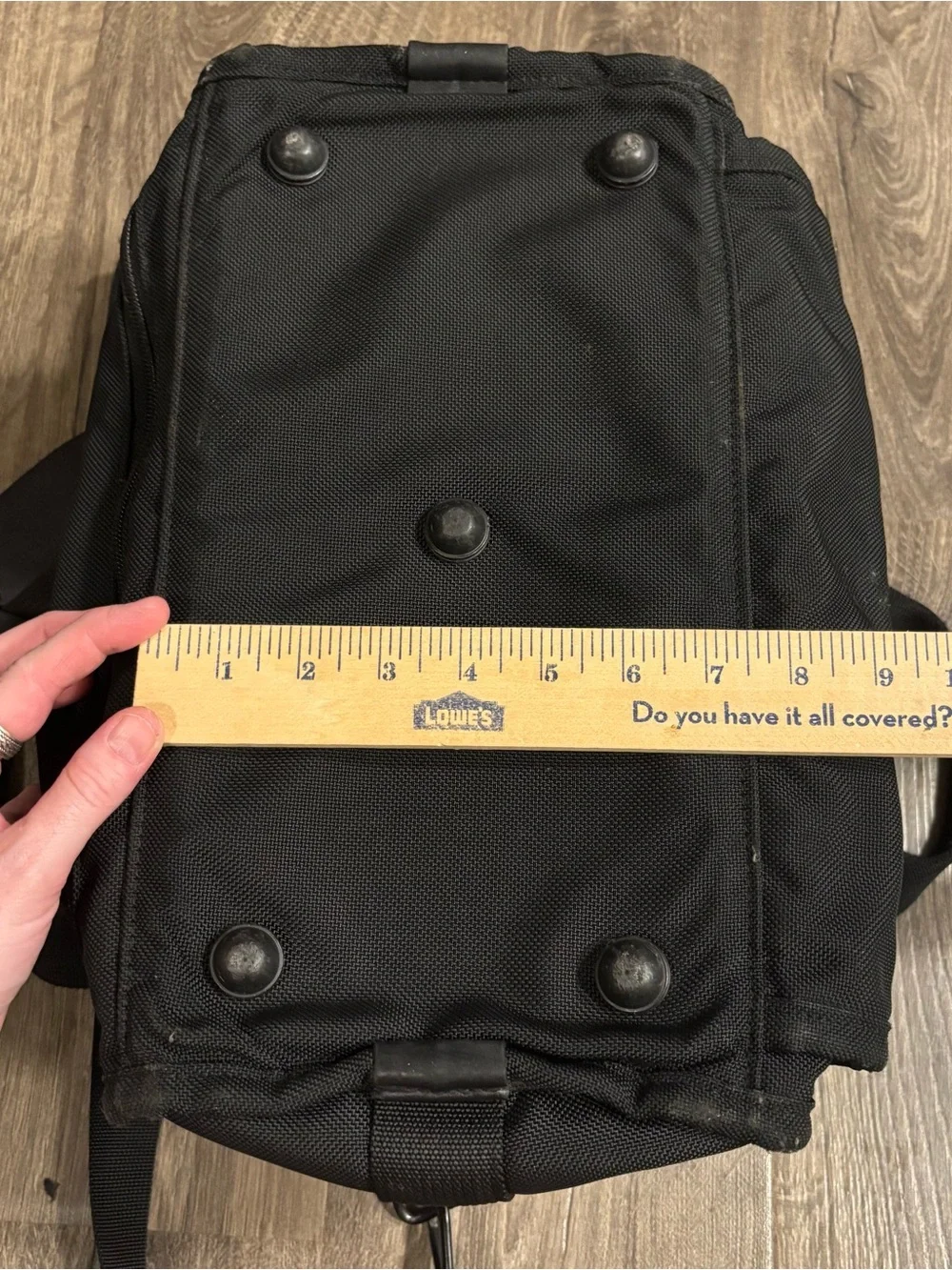 Tumi USA Black Ballistic Nylon 14” Compact Carry-On Travel Duffel Bag Tote